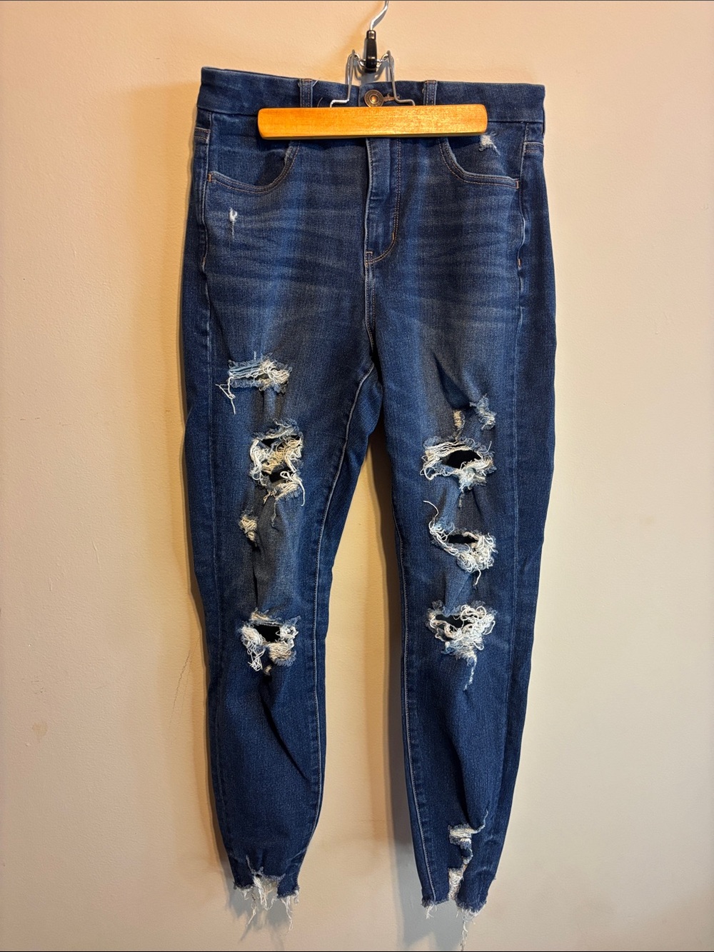 ✨American Eagle Outfitters Dark Blue The Dream Jean Regular Standard Skinny Jean